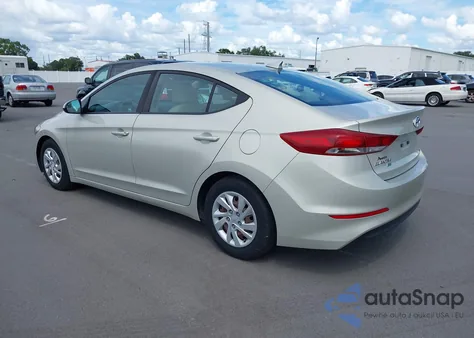 2017 Hyundai Elantra Se from USA, damaged, VIN 5NPD74LF1HH101650